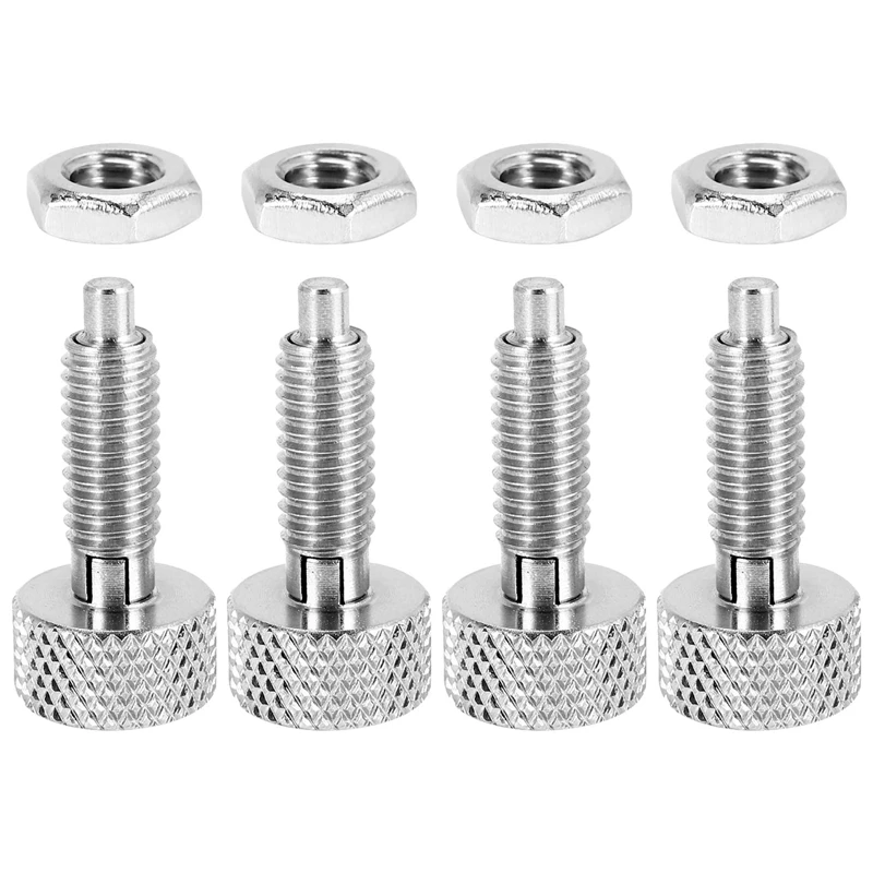 

4Pcs Handle Quick Release Pins,Quick Release Lock Pin, Retractable Spring Plunger, M6 Lockout Kit For Rolling Tool Box