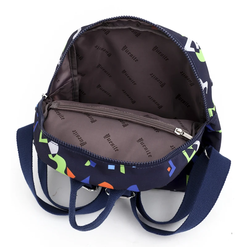 Fashion Flower Pattern Waterproof Oxford Women Backpack High Quality School Bag for Girls Large Capacity Travel Bags Bagpack