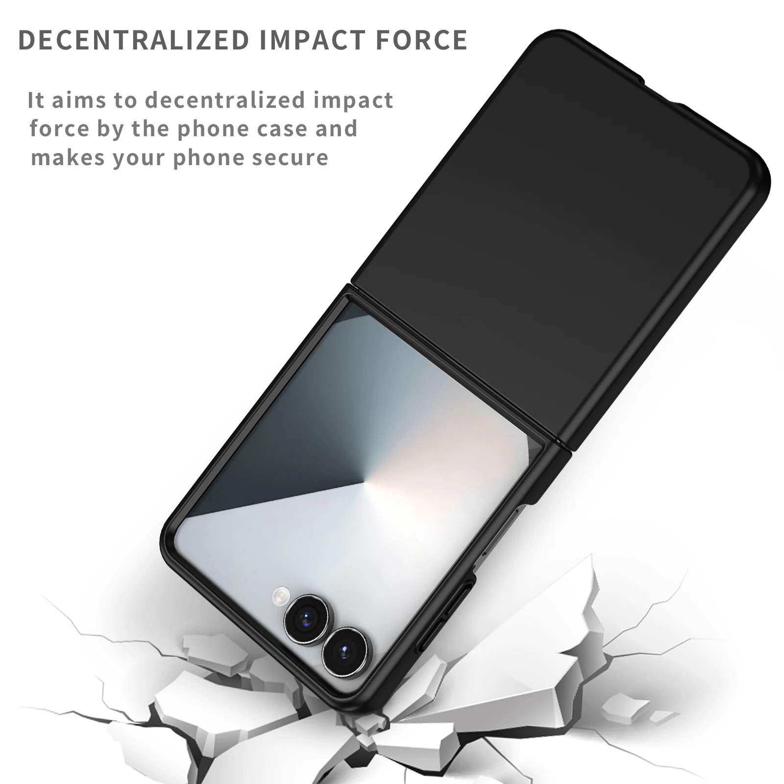 Sleek Anti-Fall Protective Slim PC Case