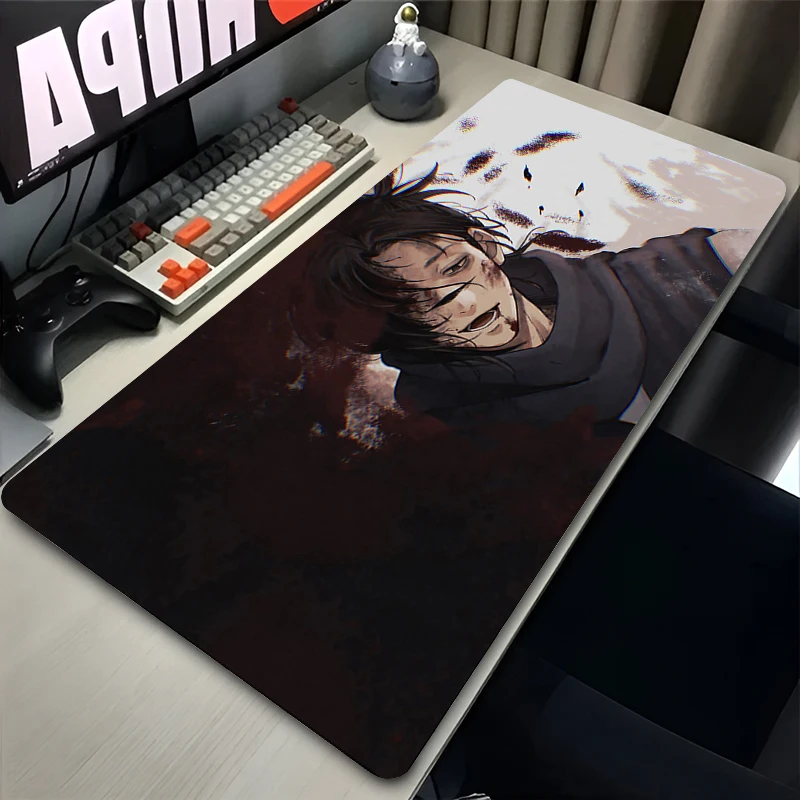 Japan Cool Anime Mouse Pad Laptop J-Jujutsu K-Kaisen Choso Yuji Mousepad XXL Gaming Keyboard Rug PC Gamer Cabinet Table Desk Mat 6