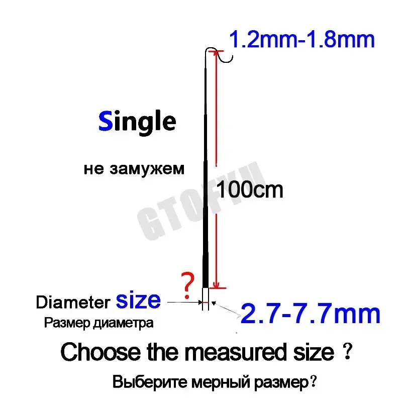 Fishing rod tip Spare sections taiwan fishing rod full size hollow carbon Accessories 2.7mm-7.7mm 5 pieces 100cm 1M sturdy
