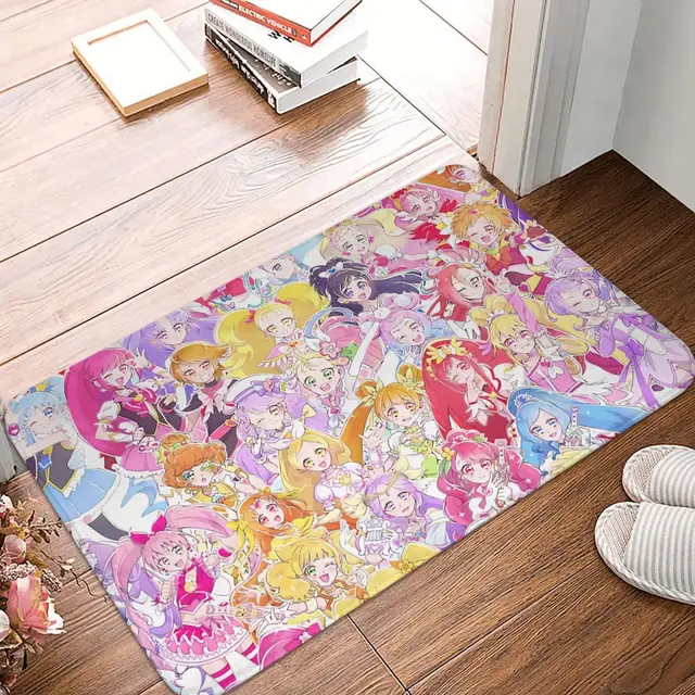 Pretty Cure Precure Hercegnő Anime Nem Csúszás Szőnyeg Finom Parti Mind Az Ajtó, A Hálószobás Fürdőszoba Üdvözlő