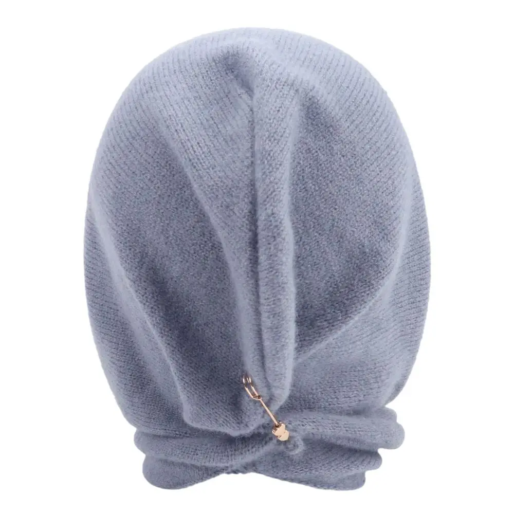 New Imitation Cashmere Balaclava Hats Soft Windproof Neck Warm Headband Keep Warm Winter Head Cover Scarf Cold Weather 5