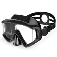 Three-Lens Snorkeling Water Ski Welding Mask for Men and Women Anti-Fog Goggles Panoramic Underwater Suitable Both Men and Women 1