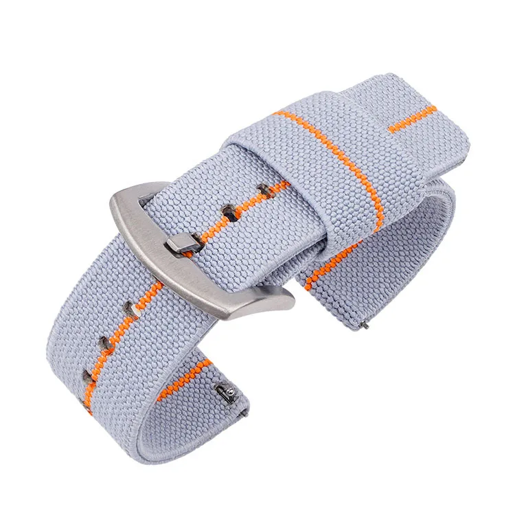 Durable Nylon Military-Style Elastic Watch Band