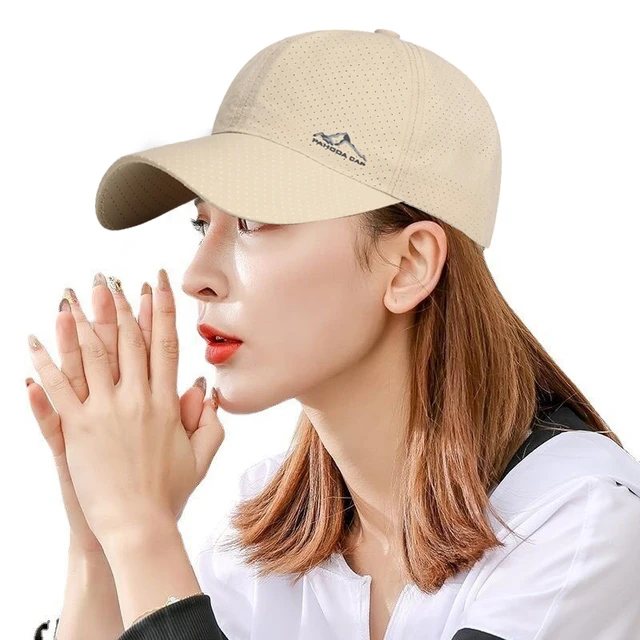 Modna prozračna muška ženska hip hop kapa s remenčićima, mrežasta, uniseks ležerna, obična podesiva bejzbolska kapa, kanadske golf kape_voghion.com