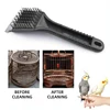 Bird Feeder Cleaner Brush Bird Cage Cleaner Stainless Steel Multifunctional Ergonomics Handle Durable Bird Droppings Cleaning 2