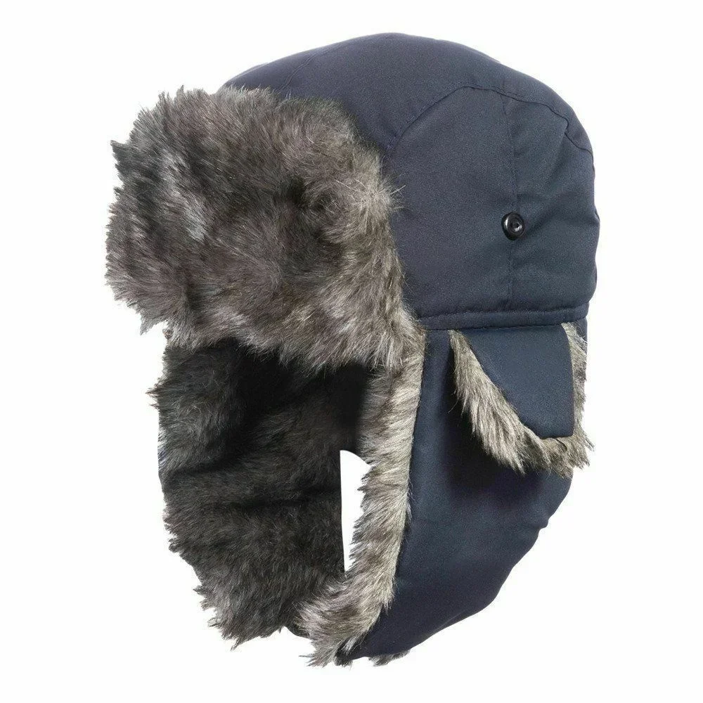 Men's Winter Aviator Earflap Hat: Russian Ski Cap, Waterproof Warm, Trapper Style