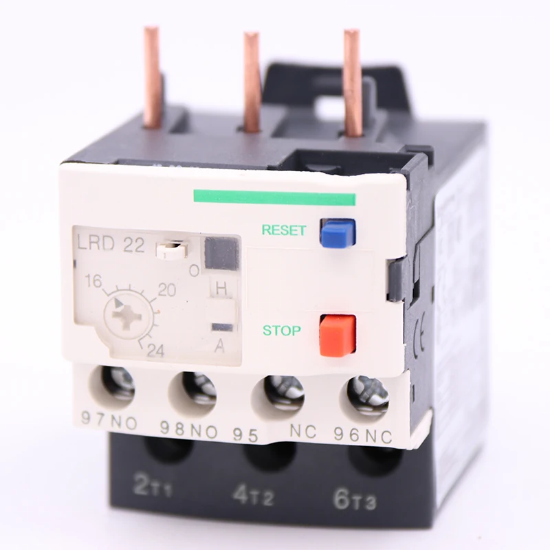 

LRD22 16-24A 1NO+1NC LR-D22 Screw clamp Differential Thermal overload relay