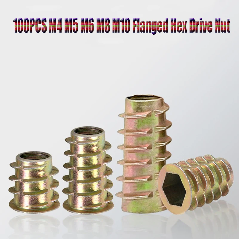 zinco, flangeada Hex, Drive Head, Conector de