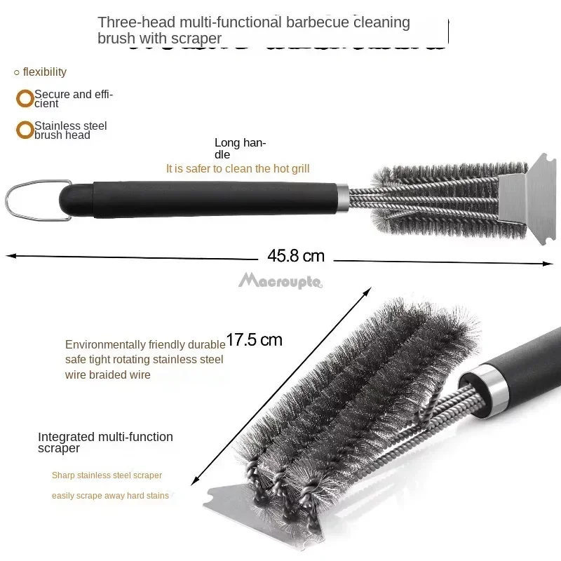 Barbecue Cleaning Brush Stainless Steel