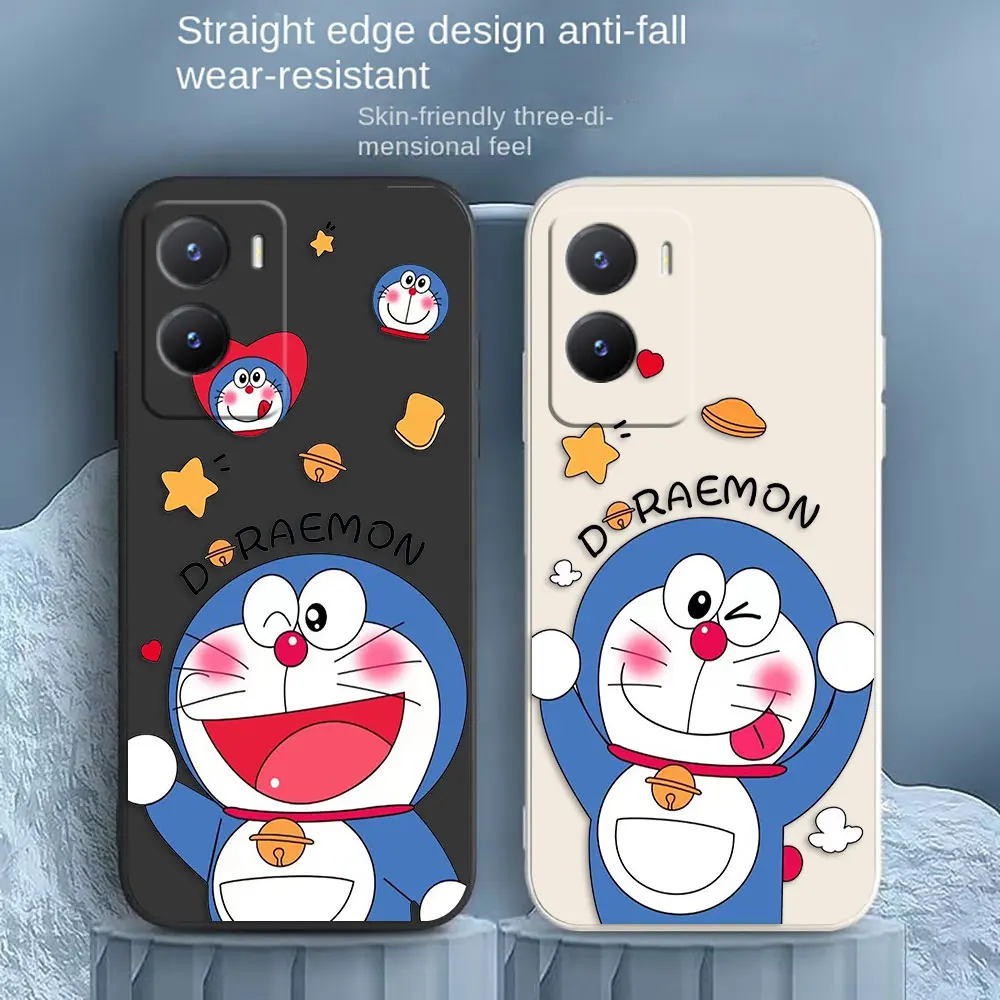 

Japanese Anime D-Doraemon Phone Case For VIVO Y55S Y31 Y33S Y55 Y35 Y51S Y52S Y53S Y66 Y73S Y77 5G Y85 Y93 Case Funda Shell Capa