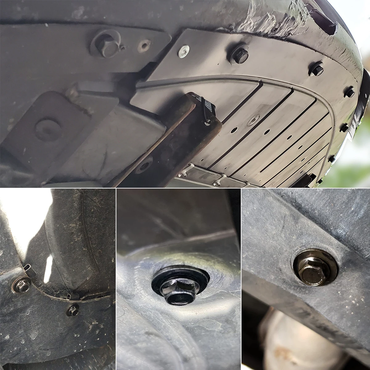 Honda Clips M6 Body Bolt &amp; U-Nut Clip Kit For Honda Engine Cover / Undertray / Splash Shield Engine Splash Shield