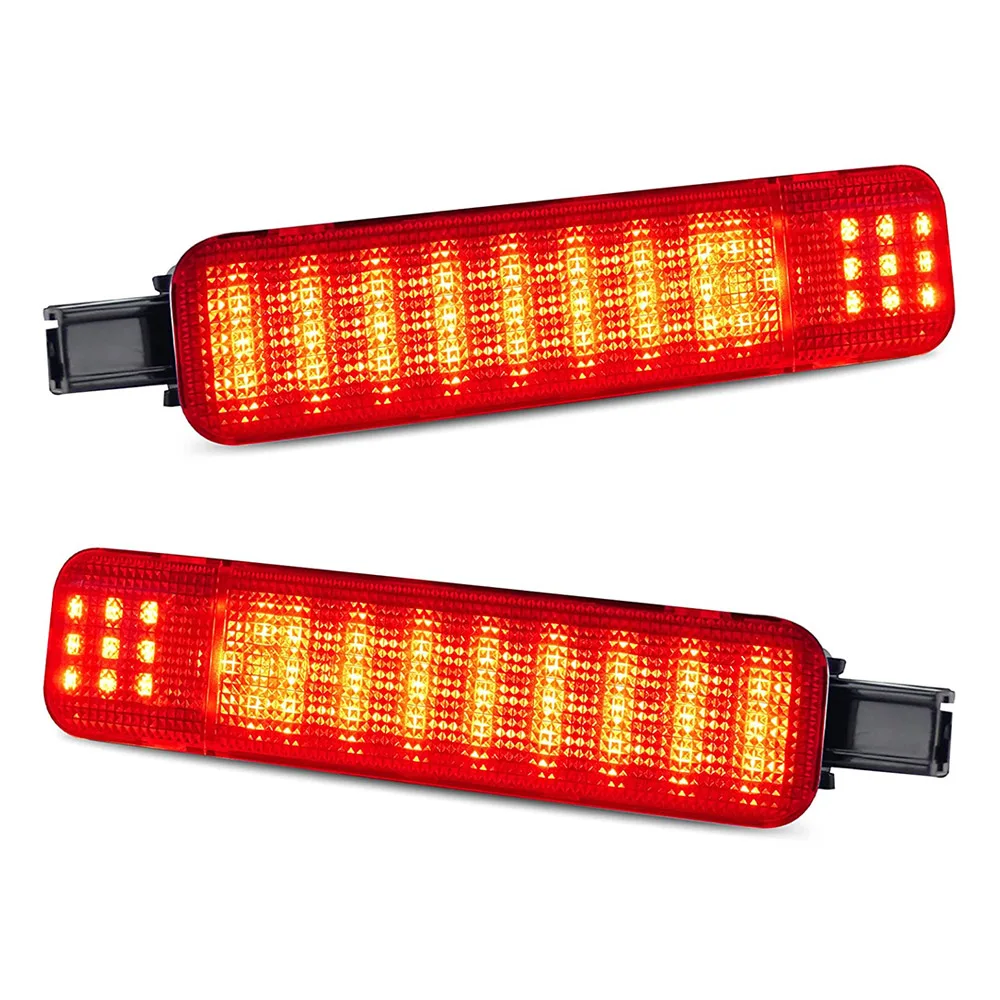 2x LED Interior Door Light Door Panel Courtesy Light Step Lamp Warning
