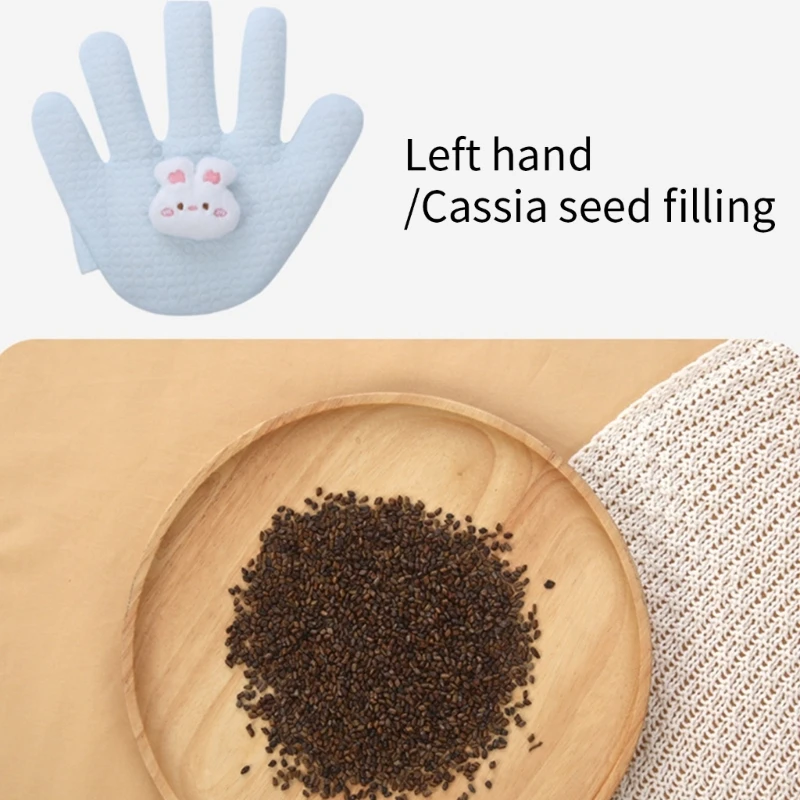 Soothing Pressure Pillow Cartoon Anti-Anxiety Hand Glove for Infant Comfortable Soothes Hand Pillow Anti-scare 5