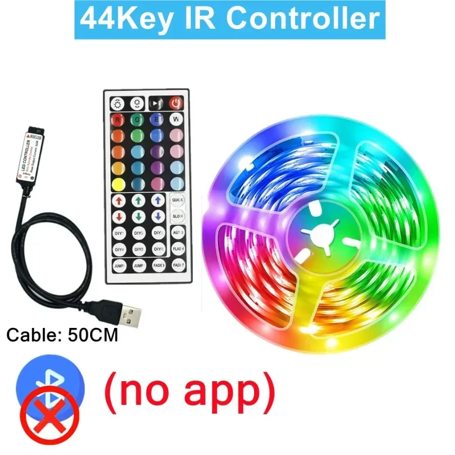 ตัวเลือกสินค้า LED Strip ยืดหยุ่น ควบคุมสีได้ผ่านแอปพลิเคชัน