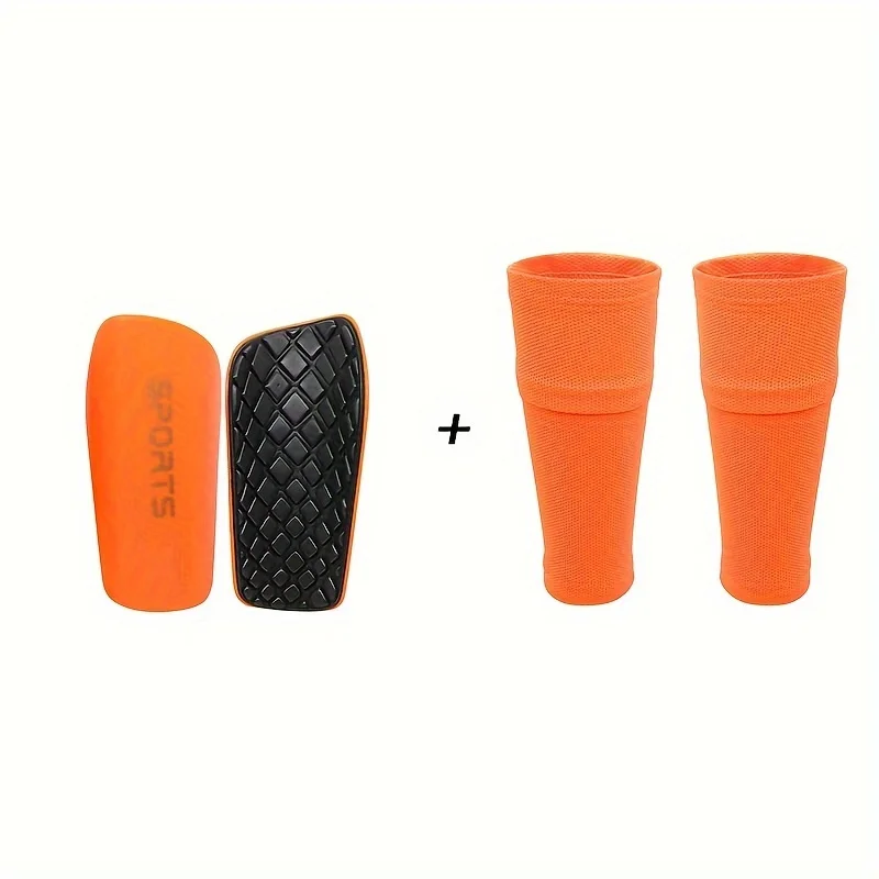 All-In-One Unisex Soccer Protective Gear Set: Breathable, Elastic Shin Guards with Leg Covers