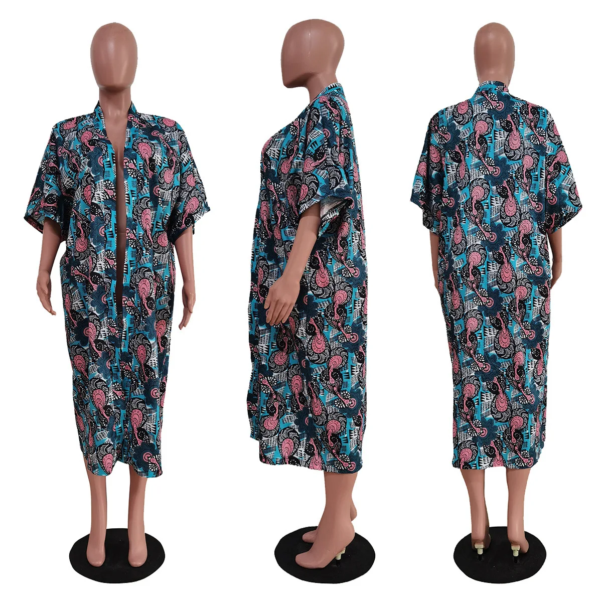 

2023 New Printed Bohemia Beach Cover Up kimono Cover-ups Swimwear Beach Wear Summer Beachwear Female