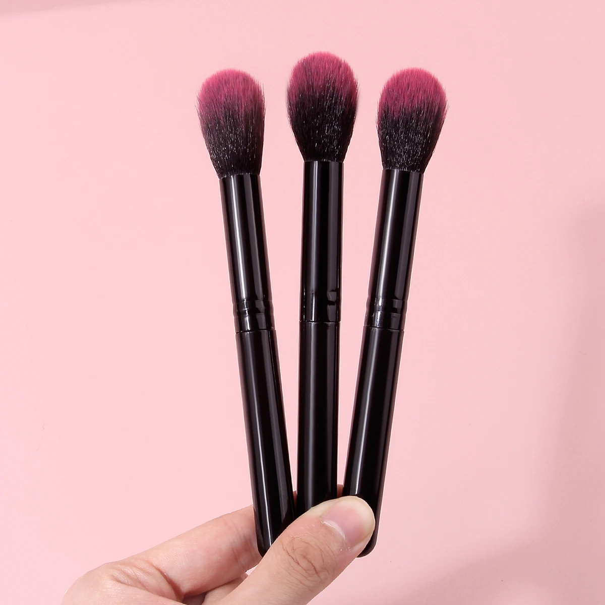 3PCS 다기능 소프트 블러쉬 브러쉬, 컨투어 브러쉬, 세팅 브러쉬, 루스 파우더 브러쉬, 메이크업 브러쉬, 뷰티 도구