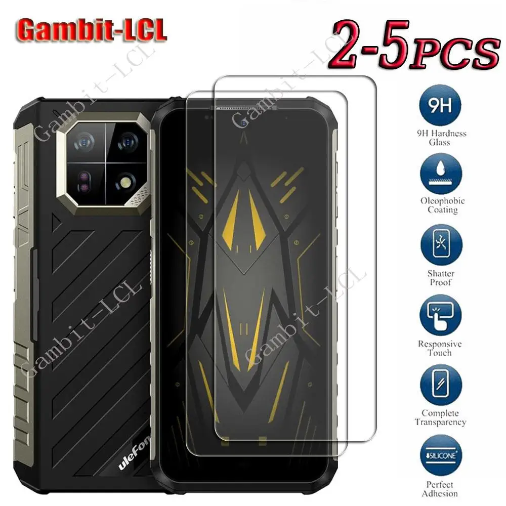 AQGG Custodia + 2 Vetro Temperato per Ulefone Power Armor X11 (5.45) Cover Case Transparent TPU Morbido Silicone Bumper con Protezioni per Schermo - XT23