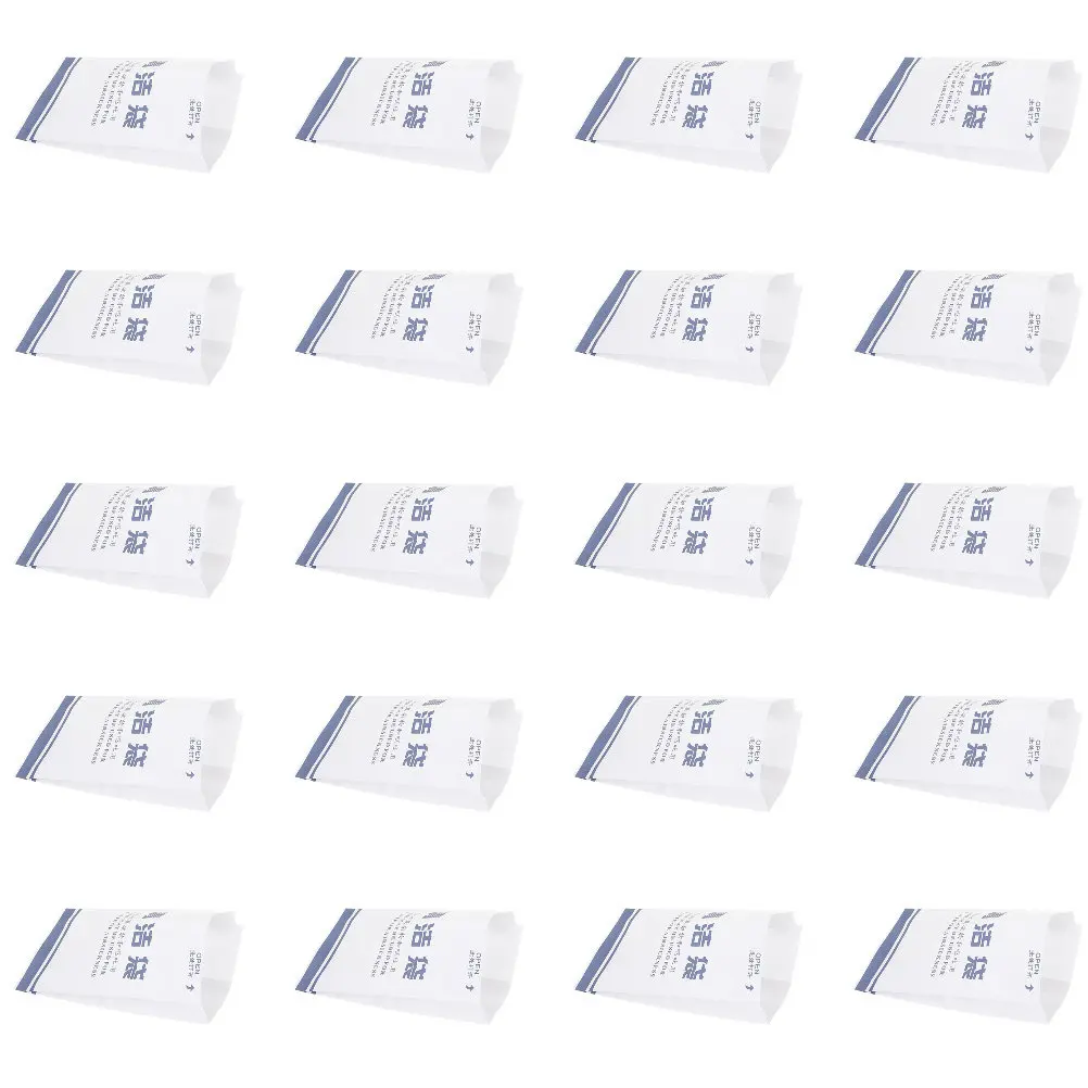 50Pcs 휴대용 구토 가방 대형 오프닝 림 방수 일회용 구토 가방 운동병 항공기 기차 자동차 여행용