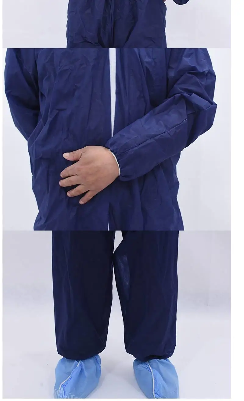 Disposable Jumpsuit Oil-Resistant Dustproof Work Safety Clothing Spary Painting Cover All Protection Overall Suit