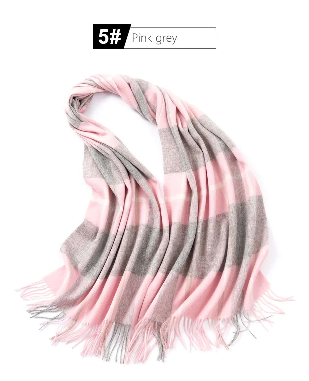 Klassische Plaid Kaschmir Warme Elegante Frau Schal Wilden Quaste Verdickt männer Unisex Neck Pashmina Schal Geschenk Femme Bandanas – Detail 19
