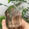 Crystal Natural Garden Black Hair Palm Quartz Free Form Stone Reiki Healing Mineral Specimen Home Stone Decoration Gift Energy 3