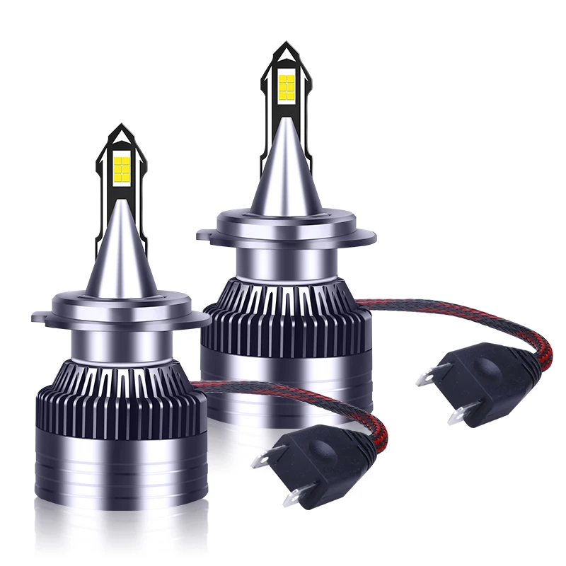 Ampoule LED pour camion, lampe de sauna, K5C, 24V, H7, H4, H1, H11, 4300K,  6000K, 110W, 24V, 2 pièces