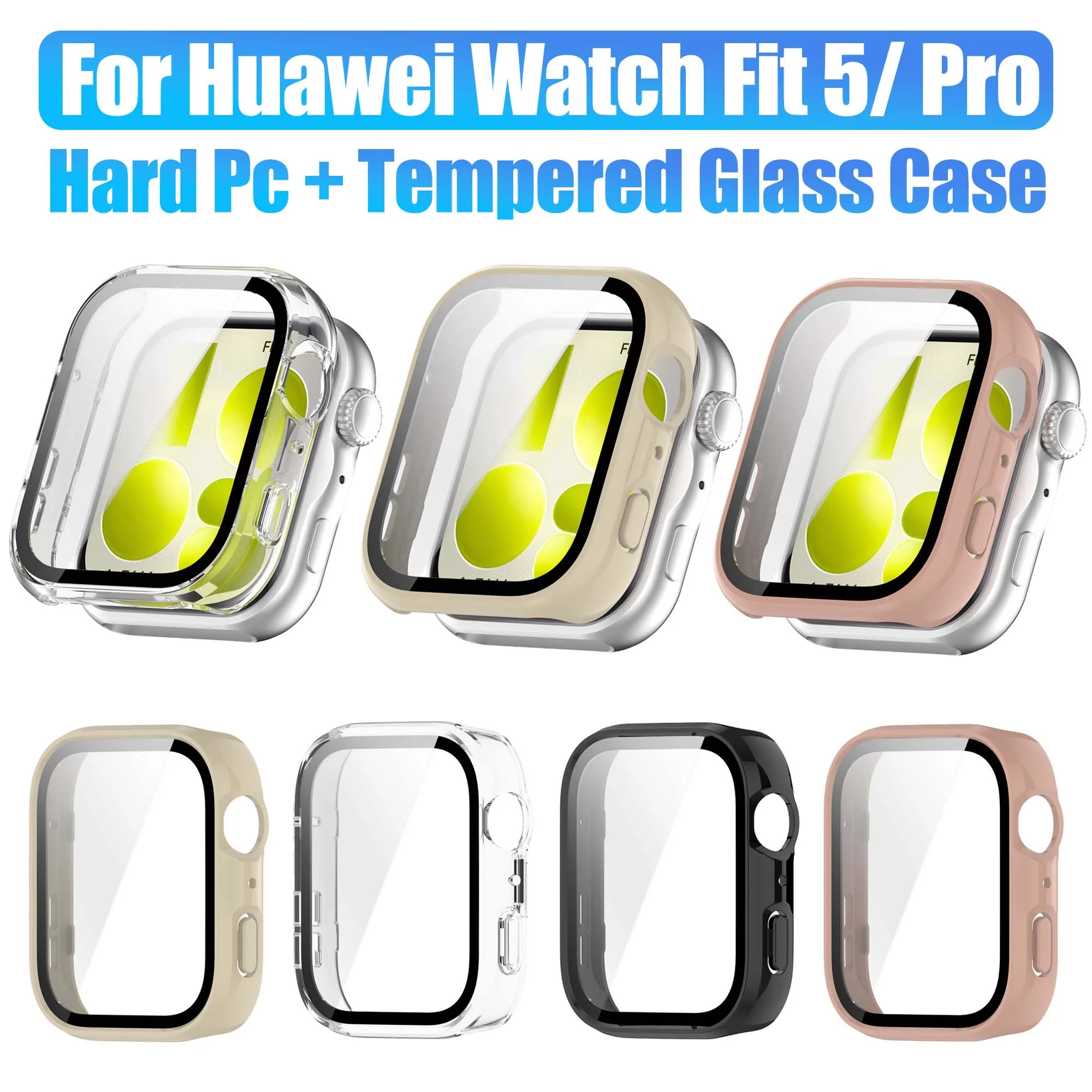 Premium Tempered Glass & PC Protective Case