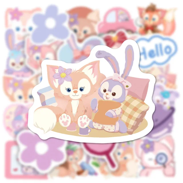 50Pcs Linabell Sticker Toys for Girls Kawaii Stickers Cute Sticker Graffiti Packnotebook Skateboard Mobile Phone Cartoon Gift 4