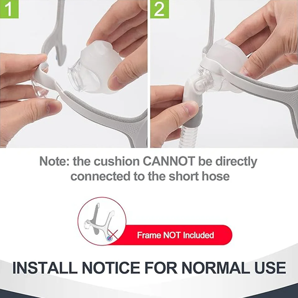 ResMed 63552 Airfit N20 Large Cushion Replacement - Foto 14