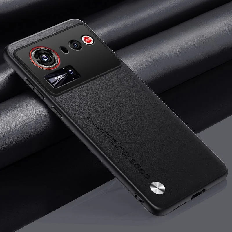 Premium PU Leather Phone Case with Silicone Full Camera Protection