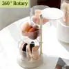 Desktop Cosmetic Organizer 360 Rotating Multi-Layer Dustproof Organizer Makeup Remover Swabs Beauty Eggs Jewelry Puff Organizer 3