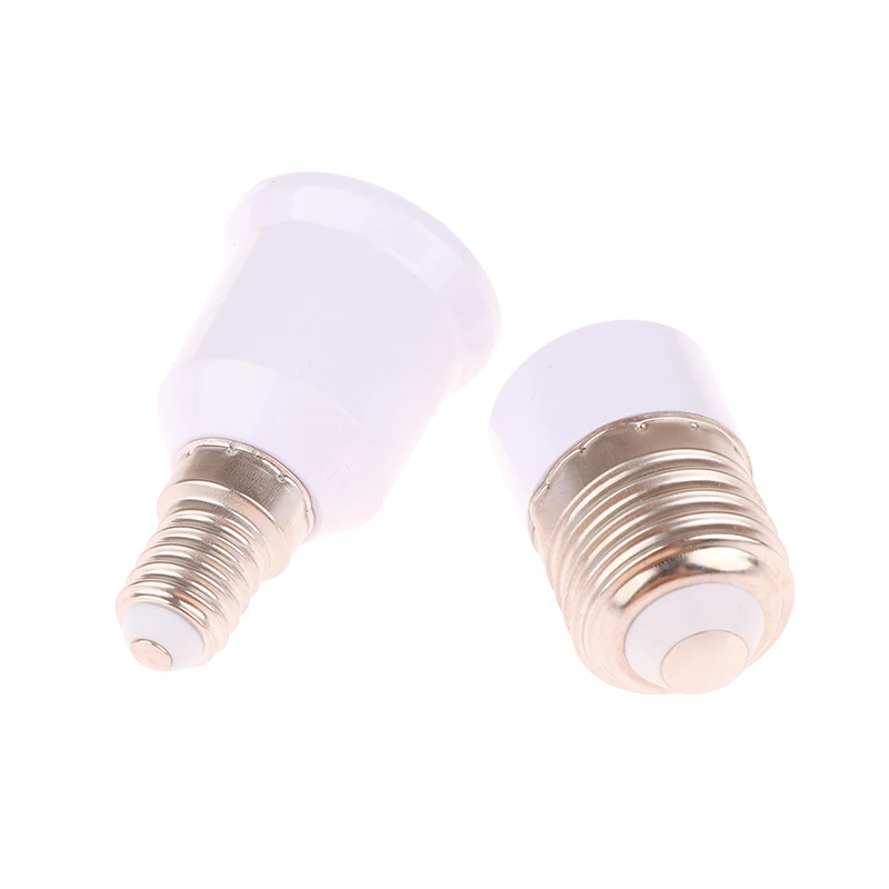 Lamp Bulb Holder Lamp Holder Lamp Base Socket Converter LED Lamp Base Lamp Socket Adapter White LED Bulb Converter E14 To E27/E27 To E14 Lamp Bulb Base Holder Female E27 Male Adapter Conversion Socket Adapter