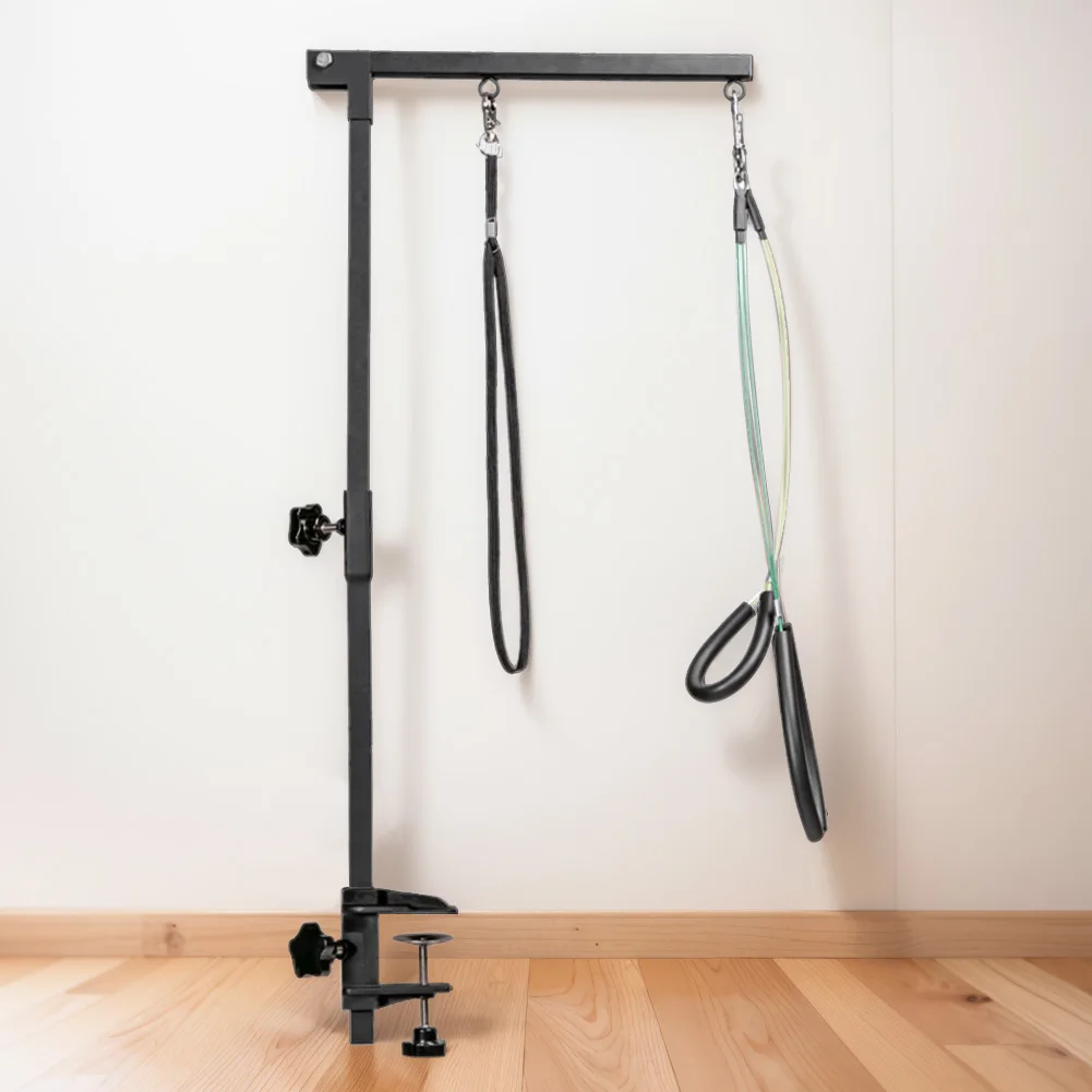 Suspender Grooming Table Arm Support Height Adjustable Dog Shower Stand Stainless Steel Telescopic Pet Grooming Stand with Sling