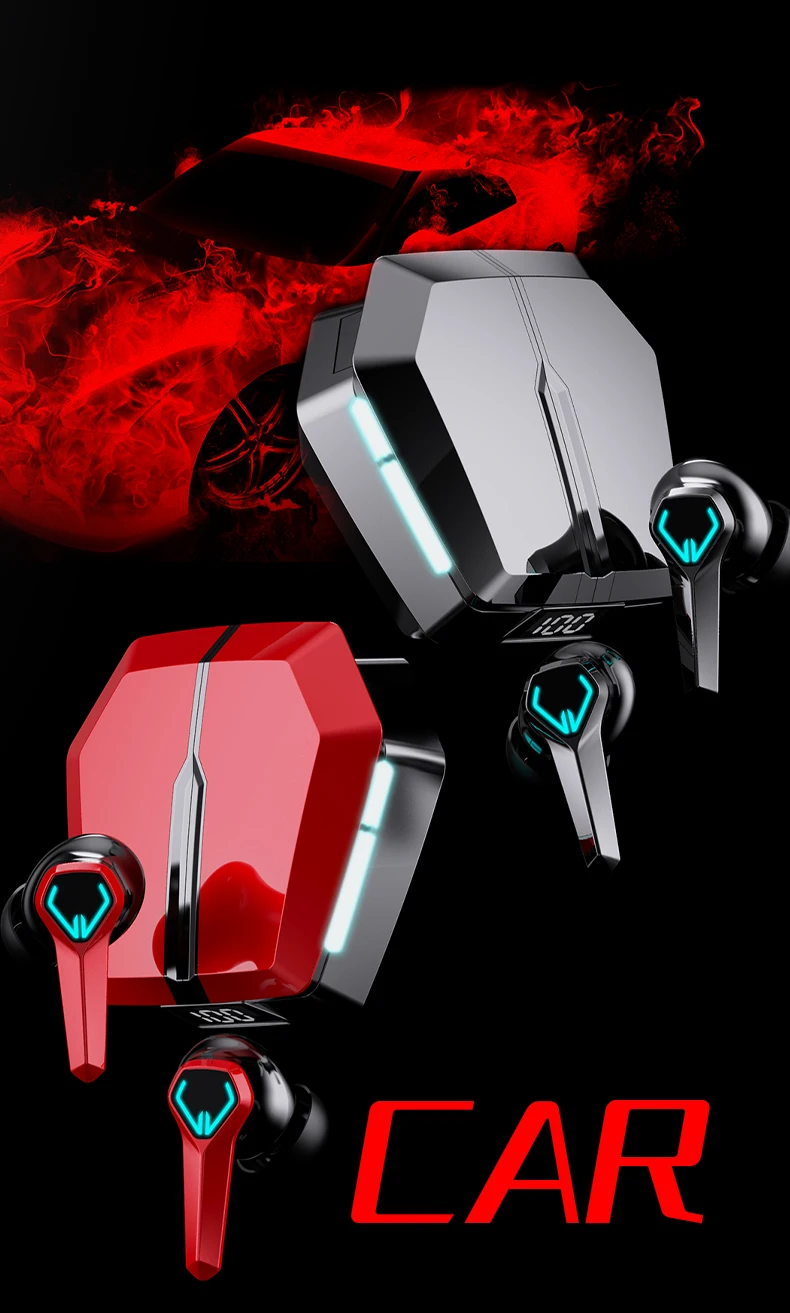 Description Picture 5 of itemEarphone Bluetooth 5.3 TWS Gaming Headphones HIFI Stereo Dual Mode Wireless Bluetooth Headphones Headset Gamer for Iconic Brand JX10