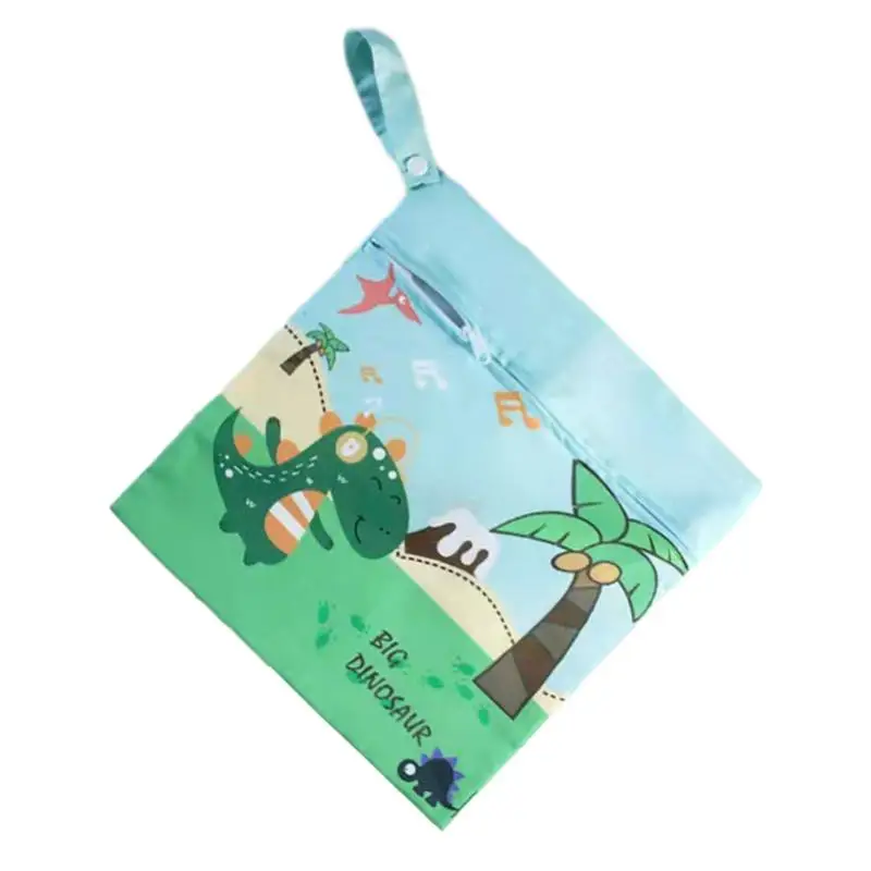 

Diaper Pouch Cartoon Waterproof Reusable Pouch Reusable Stroller Yoga Toiletries Organizer Wet Bag Diaper Bag Wet Cloth Diaper