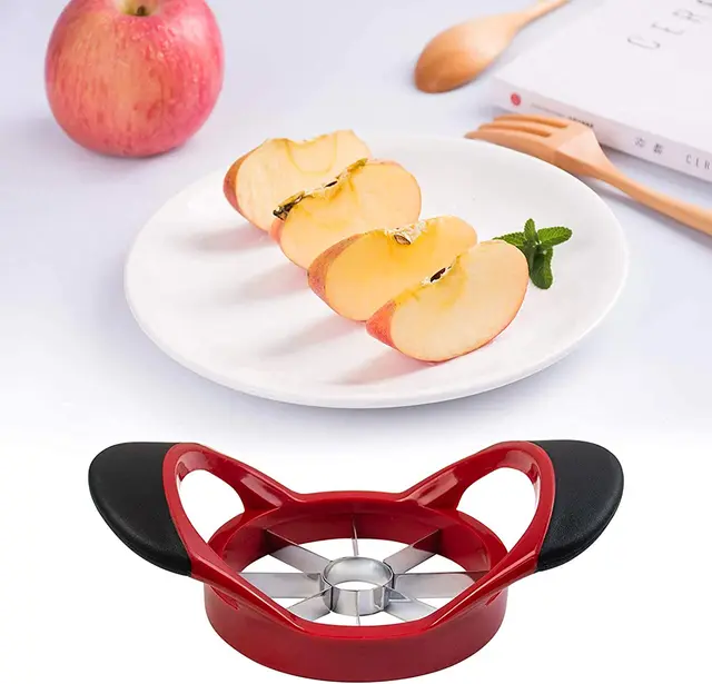 Xudo Apple Slicer/Apple Chopper/Apple Cutter Apple Slicer Red Kitchen Tool  Set