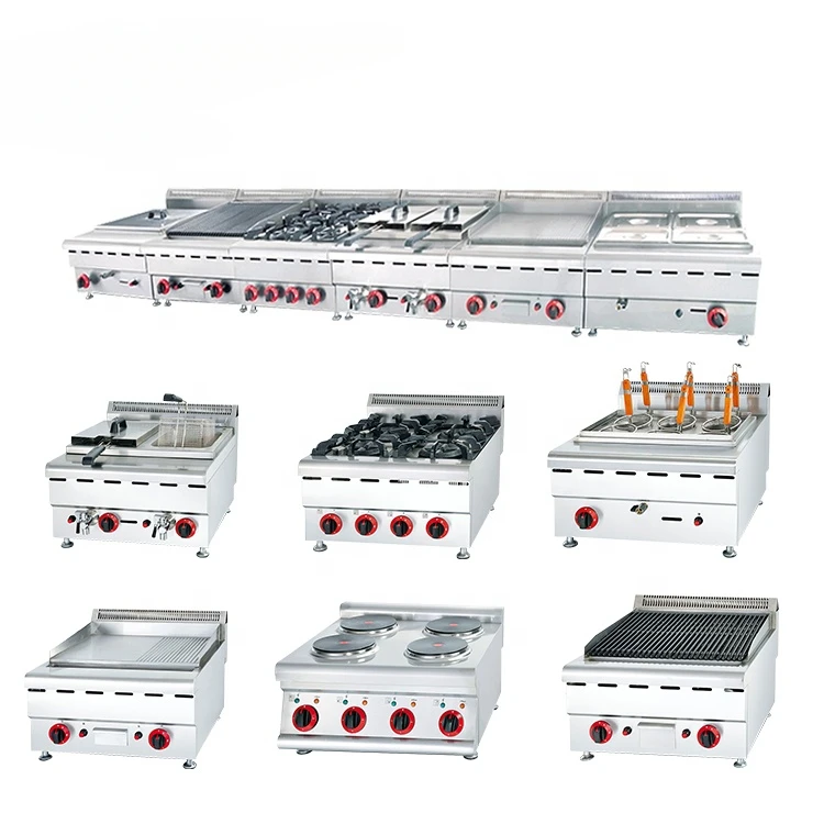 Commercial hotel restaurant 4 burner gas stove table top/4 burner cooking  stove stainless steel - AliExpress