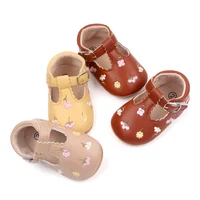 Baby Summer Sandal Embroidery Flower Design Spring and Autumn Style 3