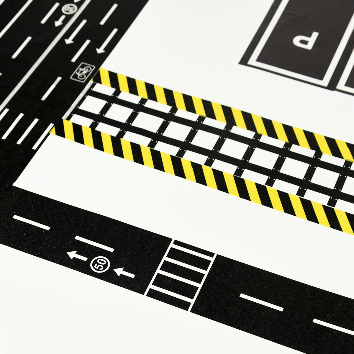 철도 고속도로 교통 도로 디자인 종이 Washi 테이프 DIY 접착 스티커 라벨 어린이 장난감 경주