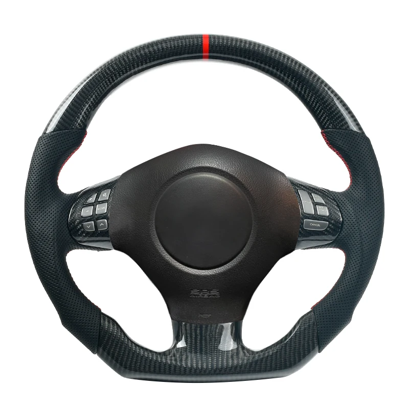 

100% Real Carbon Fiber Car Steering Wheel For Subaru Impreza Legacy WRX STI Forester Customized