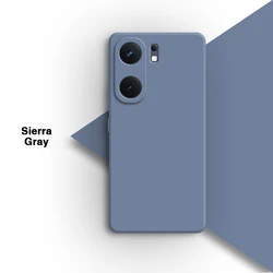 Premium Liquid Silicone Phone Case - Sleek and Durable Back Cover for IQOO Neo 9 (Sierra Gray)