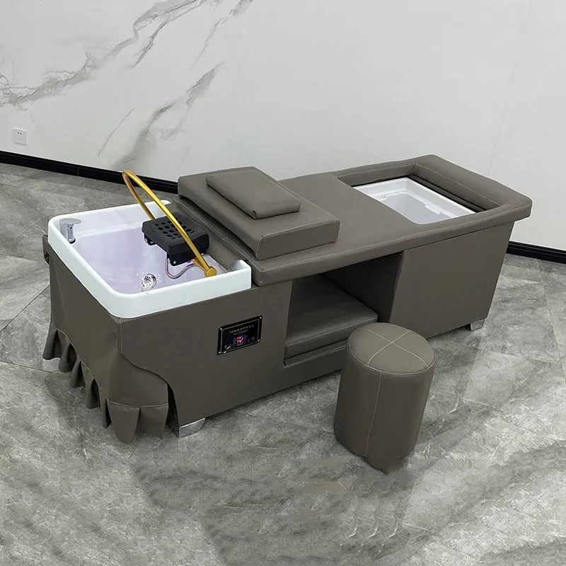 Fumigazione Shampoo Sedia Stilista Foot Spa Comfort Attrezzature Per Parrucchieri Sedia Portatile Lettino Massaggio Salon Equipment Mq50Sc