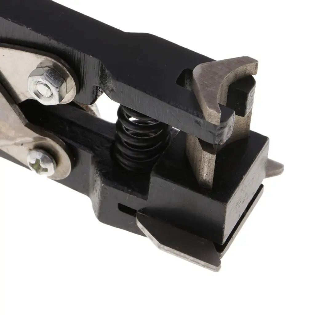 

5mm Corner Rounder Punch Heavy Duty 6.3 inch Length - with Coated Hand Grips for Comfort