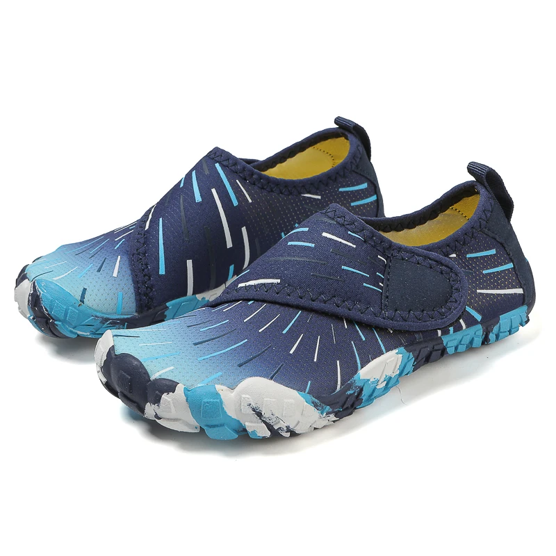 New Pupil Summer Camp Aqua Shoes Family Vacation Barefoot Quick-Dry Diving Wading Shoes KID Beach Swimming 29-38#