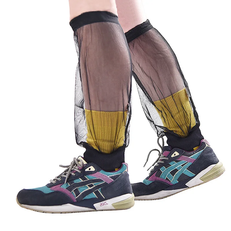 

Anti-mosquito Foot Cover Outdoor Sports Camping Mesh Jungle Anti-mosquito Bite Breathable Sock Leggings Leg Covers Repellents