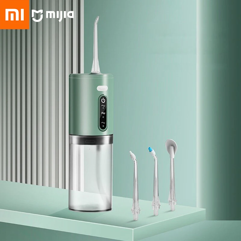 Xiaomi Portable Water Floss USB Rechargeable Oral Irrigator 280ML Electric Tooth Cleaning Device 3 Modes Waterproof Irrigator