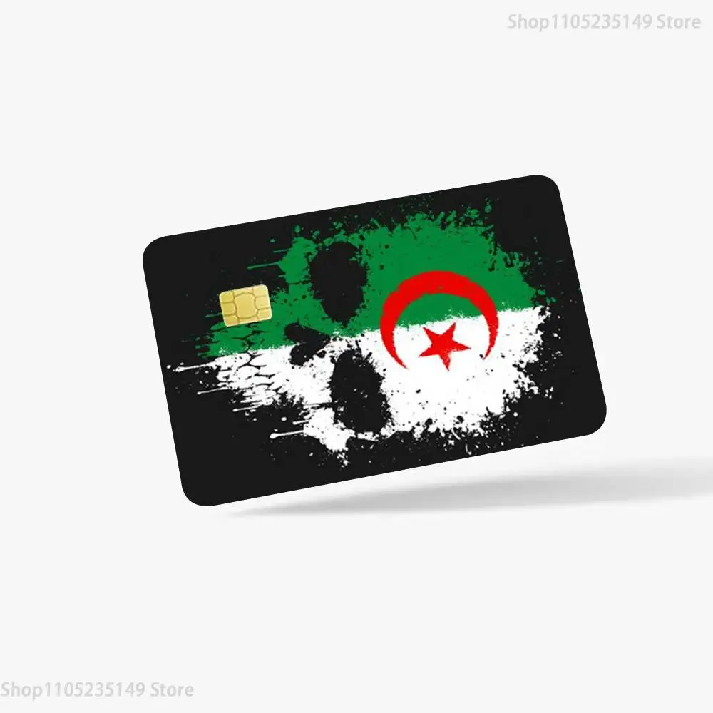 Exquisite Algerian-Themed Decorative Bank Card Sticker - Perfect Birthday Gift